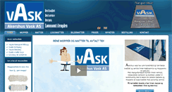 Desktop Screenshot of akershusvask.no
