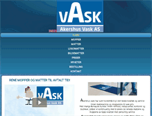 Tablet Screenshot of akershusvask.no